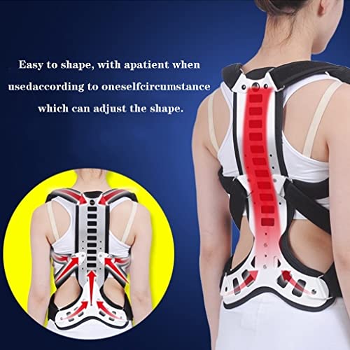 PQQ Corrector postural alisador de Espalda Brace Chaleco de extensión de Metal Ajustable para Mejorar la Postura Proporcionar y aliviar el Dolor de Espalda Tratamiento de Columna jorobada o Lordosis