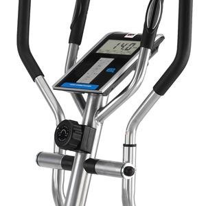 PROACTION Bicicleta Elíptica BH Quick. Sistema inercial 8kg. Freno magnético. Zancada 36cm. Distancia Entre Pedales 18cm. Monitor LCD. Blanco Gris. BH Fitness G233N