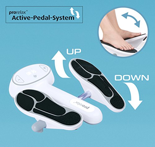 prorelax BodyTrainerActive - TENS+EMS Doble estimulación mediante el movimiento de pedaleo y electrodos de electroestimulación muscular