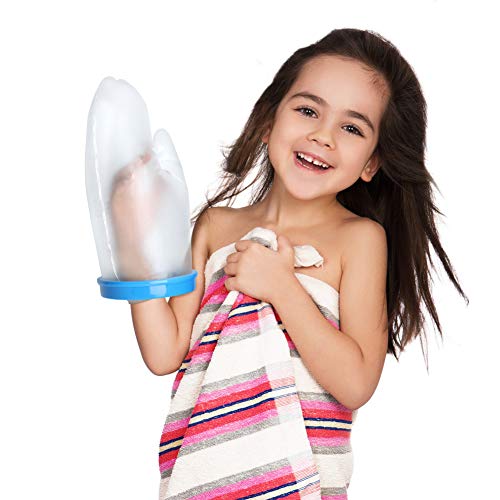 Protector de Escayola Impermeable Protector Ducha Funda Protector para Brazo Niños, Vendaje de Yeso para Manos Rotas Palma Dedo Lesión en la Muñeca, Mantiene la Mano Seco