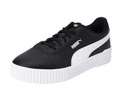 PUMA Carina L, Zapatillas Bajas Mujer, Negro (Black/White/White), 40 EU