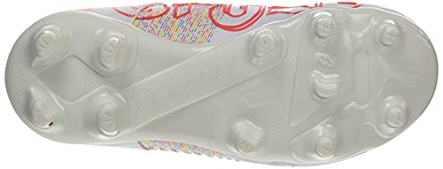 Puma FUTURE Z 3.1 FG/AG JR, Botas de Fútbol Unisex-Niños, Blanco (White/Red Blast), 37 EU