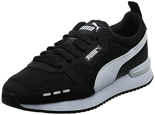 PUMA R78, Zapatillas, para Unisex adulto, Negro (Puma Black-Puma White), 45 EU