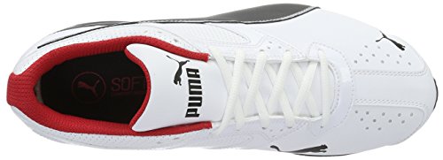 PUMA Tazon 6 FM, Zapatillas, para Hombre, Blanco (Puma White-Puma Black-Puma Silver), 43 EU