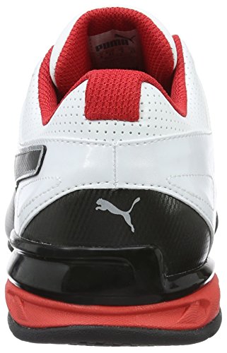 PUMA Tazon 6 FM, Zapatillas, para Hombre, Blanco (Puma White-Puma Black-Puma Silver), 43 EU