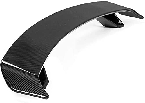 QINDE Accesorios Carbon Look/Gloss Black Car-Trunk Lip Spoiler Wings Gran Ajuste para Audi A3 S3 A4 S4 A5 S5 Rs5 A6 S6 A7 A8 R8 TT Tts Ttrs Lip Spoiler Strips (Color, Gloss.