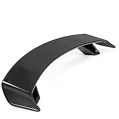 QINDE Accesorios Carbon Look/Gloss Black Car-Trunk Lip Spoiler Wings Gran Ajuste para Audi A3 S3 A4 S4 A5 S5 Rs5 A6 S6 A7 A8 R8 TT Tts Ttrs Lip Spoiler Strips (Color, Gloss.