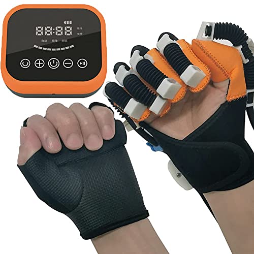 QMJHHW Dispositivo Eléctrico De Entrenamiento De Manos para Dedos, Equipo De Recuperación, Guantes De Asistencia, Ejercitador Ortopédico para Dedos para Pacientes con Hemiplejía