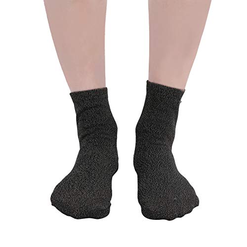 Qqmora Calcetines de Terapia para Hombres y Mujeres, Calcetines Conductores de electrodos, Mantenimiento de Masaje, Calcetines de electrodos de Belleza para Artritis para pies cansados