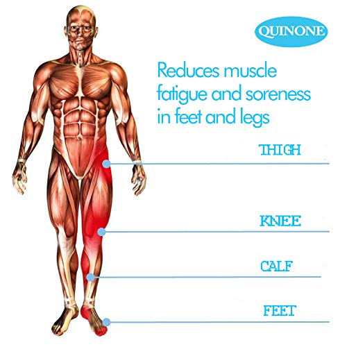 Quinone Plantillas y complementos de calzado deportivo hechos de cojín transpirable con pequeños orificios y amortiguación (EUR 41-47 L)