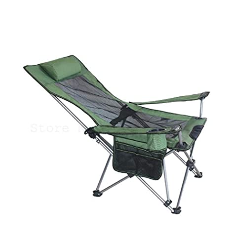 QWEA Sillas Plegables portátiles para Exteriores, Silla de Pesca Sit Lie Silla de salón anfibia Cama Silla de Playa para Acampar (Color: B)