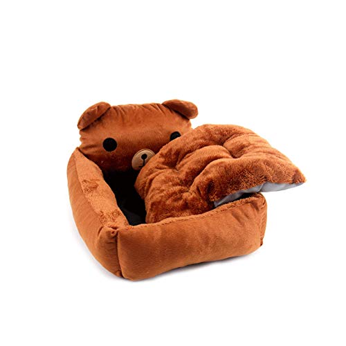 QXIAO Camas para Perros Cesta Grande Y Lavable para Mascotas Cama Perrera Ortopédica para Perros Grandes Cama De Lujo Antideslizante para Nido Calmante,S