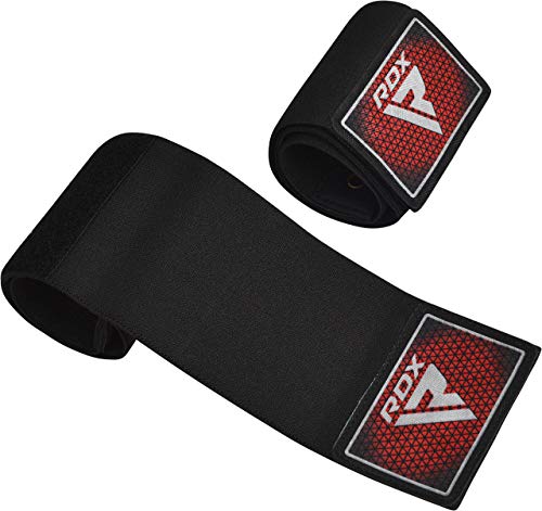 RDX Encaje 2 Bucle Convertidor de para Guantes de Boxeo Profesionales, 50 cm de Poliéster Elástico Ajustable Maya Hide Correa de Gancho de Cuero para Luchar Muay Thai Sparring Guante con Cordones