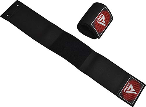 RDX Encaje 2 Bucle Convertidor de para Guantes de Boxeo Profesionales, 50 cm de Poliéster Elástico Ajustable Maya Hide Correa de Gancho de Cuero para Luchar Muay Thai Sparring Guante con Cordones