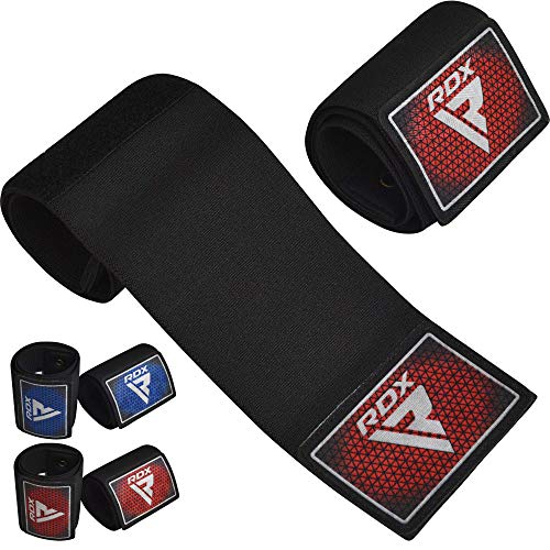 RDX Encaje 2 Bucle Convertidor de para Guantes de Boxeo Profesionales, 50 cm de Poliéster Elástico Ajustable Maya Hide Correa de Gancho de Cuero para Luchar Muay Thai Sparring Guante con Cordones