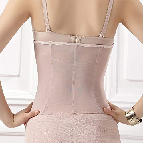 REALDE Mujer Body Reductor Busto Abierto Corsé Sin Costuras Faja Reductora Shapewear Adelgazante Faja Reductora Abdomen Bodies para Cómodo y Ligero Corsé Presumir De Buena Sin Costuras