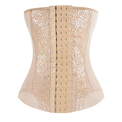 REALDE Mujer Corset Reductor Adelgazante Mujer Fajas Reductoras Adelgazantes para Body Mujer Fajas Cómodas y Ligeras Abdomen con Gancho cómodo Body Reductor Shapewear