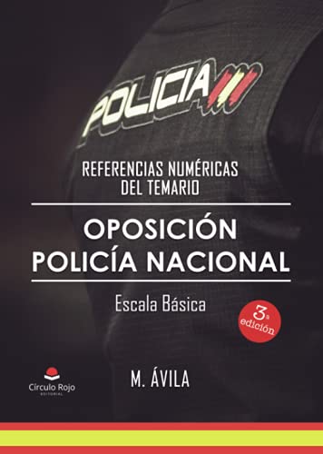 Referencias numéricas del temario. Oposición Policía Nacional Escala Básica