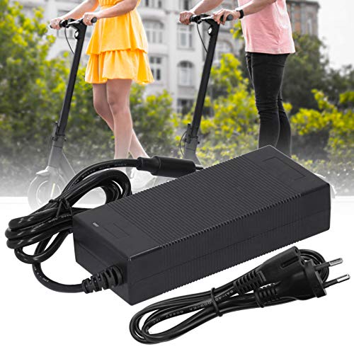 Regalo de verano Cargador de Scooter eléctrico, indicador de Carga LED Cargador Adaptador de ABS, mobiliario Diario Scooter Ninebot S1-S4 para Scooter eléctrico XIAOMI M365 / Pro