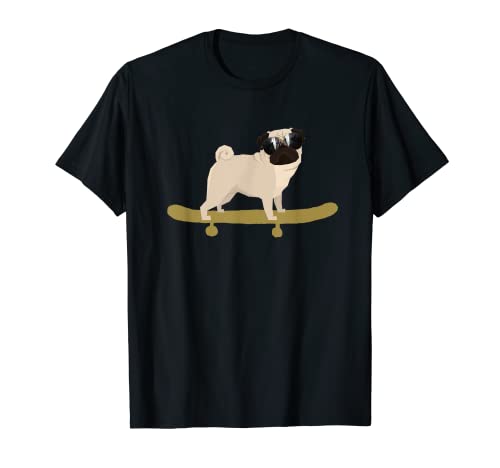 Regalo divertido del perrito del dogo francés que anda en Camiseta