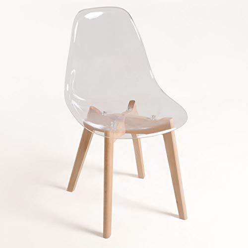 Regalos Miguel - Sillas Comedor - Silla Kelen Transparente - Envío Desde España