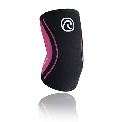 Rehband Codos Vendaje RX 5 mm Negro/Rosa Talla:Extra-Small