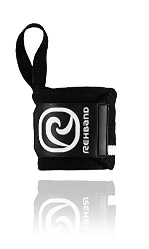 Rehband X-RX Wrist Wraps - Muñequera (talla única), color negro