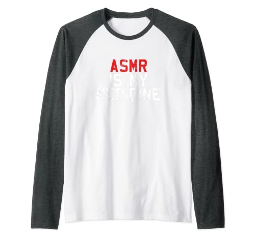 Respuesta Meridiana Sensorial Autónoma Terapia de Medicina ASMR Camiseta Manga Raglan