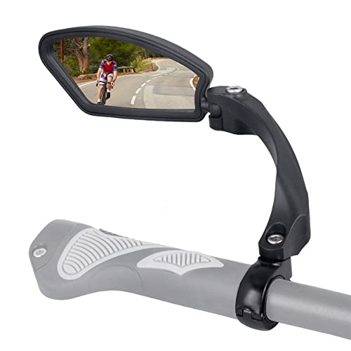 Retrovisor Bicicleta 1pc bicycle espejo de rotación de 360 ​​grados Mtb Bicicleta de carretera Retroviete Manillar Montaje Flexible Seguridad Ciclismo espejo espejo plegado Ciega ( Color : RIGHT )