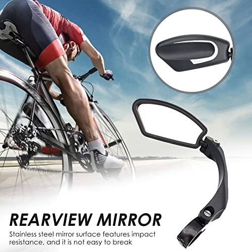 Retrovisor Bicicleta 1pc bicycle espejo de rotación de 360 ​​grados Mtb Bicicleta de carretera Retroviete Manillar Montaje Flexible Seguridad Ciclismo espejo espejo plegado Ciega ( Color : RIGHT )