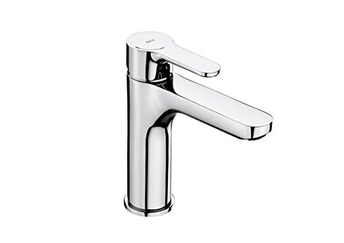 Roca A5A3B09C00, Grifo Lavabo Caño Mezzo con Cuerpo Liso, Cromado