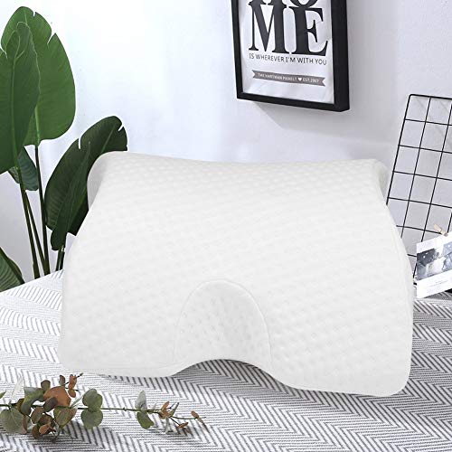 ROSEBEAR Almohada en forma de U curvada de espuma viscoelástica para dormir, productos para el hogar