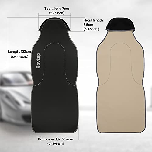 Rovtop Fundas Asientos Delanteros Coche Universal Impermeable De Neopreno, Funda Asiento Coche,Fundas Coche Asientos Universales Automoción