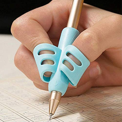 Rpanle Agarre de Lápiz, 4 Piezas Agarre para Escritura para Niños, Empuñadura de Lápiz Ergonómico, Escritura Ayuda Niños, Agarre Postura Corrección Herramienta (Multicolor)