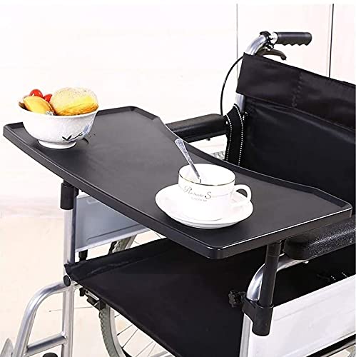 RSGK Mesa de Bandeja de Silla de Ruedas con Soporte de Taza, Accesorios para Escritorio portátiles Desmontables, Andador para Comer, Adecuado para la Bandeja de Silla de Ruedas Adulta