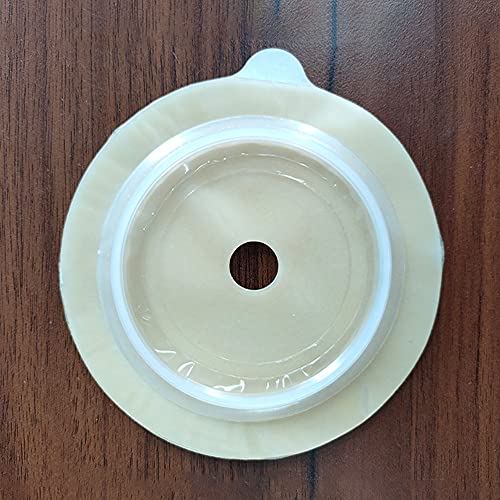 RTYG Bolsas de ostomía Placas base 57mm Agujero Hidrocoloide Colostomía Bolsas Proveedor de Cuidado de Estoma Dos Piezas Bolsa de Colostomía al por mayor 1101 (Color: 5 piezas)