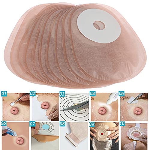 RTYG Colostomía Bolsas Primeros Auxilios Ostomía Hernia Ropa Luz Stomacloak Bolsa Desechable Ostomía Bolsa Individual 1108