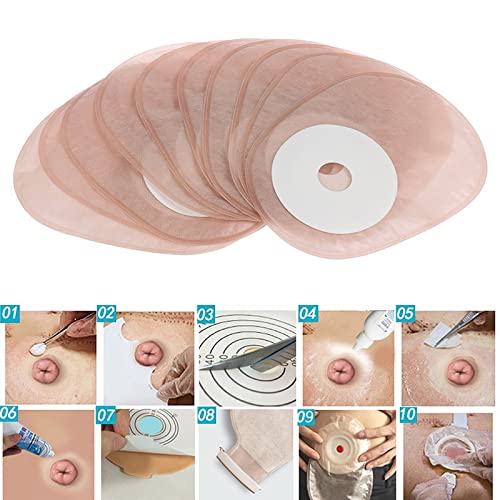 RTYG Colostomía Bolsas Primeros Auxilios Ostomía Hernia Ropa Luz Stomacloak Bolsa Desechable Ostomía Bolsa Individual 1108