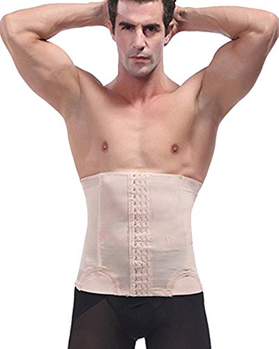 Runyue Cinturón Lumbar para Hombre Termicas de Compresion para Sudaracion Ropa Interior Desnudo M