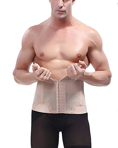 Runyue Cinturón Lumbar para Hombre Termicas de Compresion para Sudaracion Ropa Interior Desnudo M