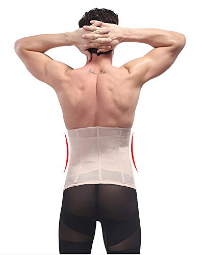 Runyue Cinturón Lumbar para Hombre Termicas de Compresion para Sudaracion Ropa Interior Desnudo M