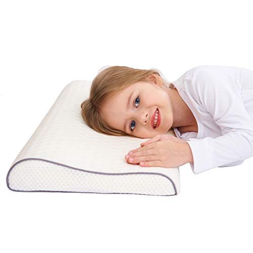 Salud Niños Almohada Para Dormir Cama Hipoalergénica Espuma de memoria Almohada para niños Protector de cuello para niños (3-10 años)