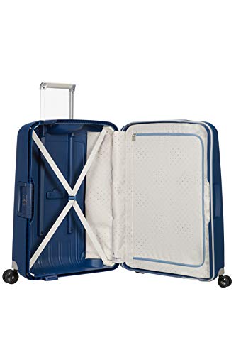 Samsonite S'Cure Spinner - Maleta de equipaje, XL (81 cm - 138 L), Azul (Dark Blue)