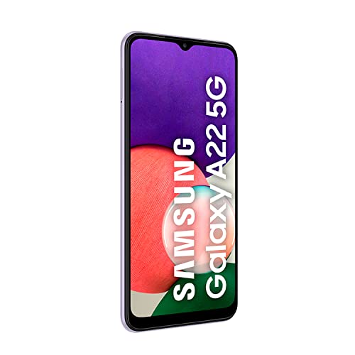 Samsung Galaxy A22 5G – Smartphone libre con 6.6 Pulgadas 128GB y Sistema Operativo Android Violeta Versión ES