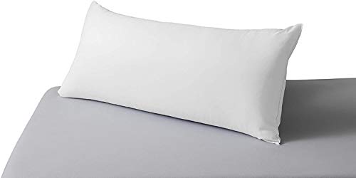 SAVEL, Almohada Suave Tacto Seda con Doble Funda, 135x40cm. Firmeza Alta