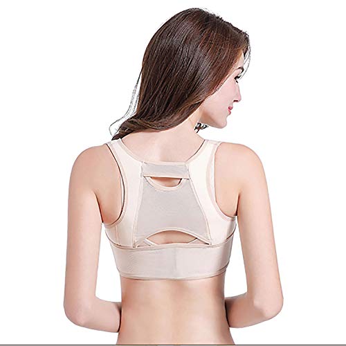 SCARVT Espalda de Soporte de Postura del corsé de corrección para Mujer Invisible quiropráctica del Cuello Prenda Dolor de la escoliosis cifosis,XL