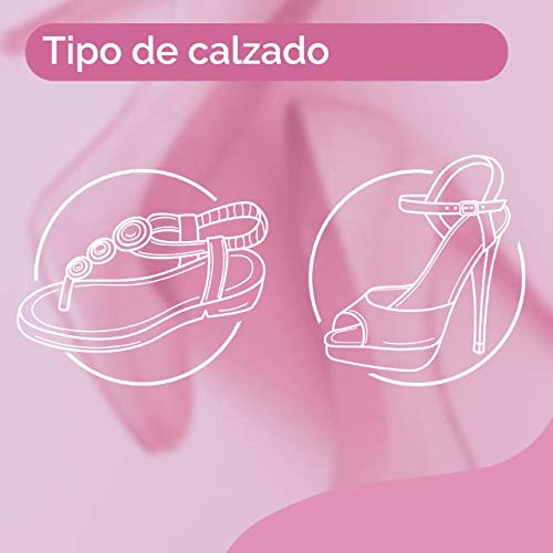 Scholl Plantillas GelActiv Óptimas para Zapatos Abiertos comodidad todo el día - 1 par (2 plantillas) Talla 35-40,5