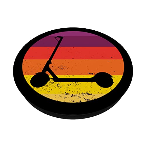 Scooter Así es como rollo Scooter Eléctrico Retro Vintage PopSockets PopGrip Intercambiable