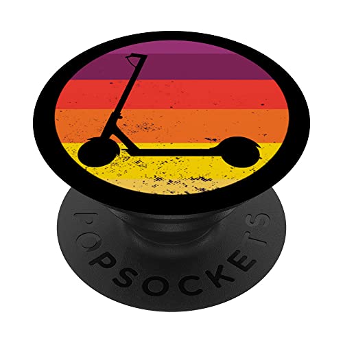 Scooter Así es como rollo Scooter Eléctrico Retro Vintage PopSockets PopGrip Intercambiable