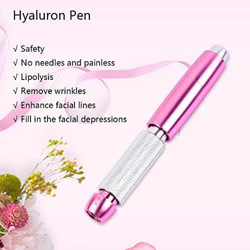 SFLCYGGL Hyaluron Pen 2 in 1 Alta Presión Hialurónico Ácido Pluma Atomizador para Haciendo Piel Brillante y Blanco, Restaurar Piel Elasticidad